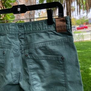 PrAna Green Cargo Pants